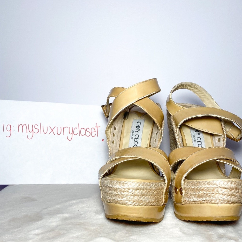 Jimmy Choo Wedges Size 35 (says 38, but fits 35)